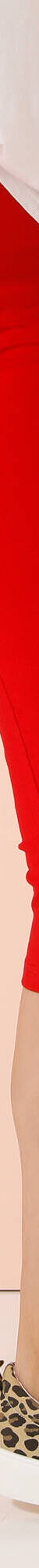 Legging corsaire uni maille stretch (rouge carmin) Legging corsaire uni maille stretch (rouge carmin)